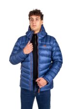 Chaqueta Ragnarok Azul y Naranja Cremallera Abierta Personalizada