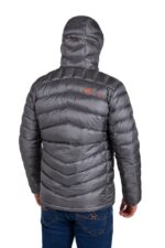 Chaqueta Ragnarok Gris y Naranja Espalda Personalizada