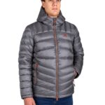 Chaqueta Ragnarok Gris y Naranja Frontal Personalizada