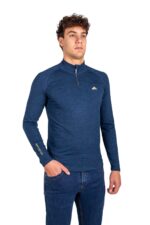 Camiseta Térmica Merino Rex Hombre Marino Personalizada