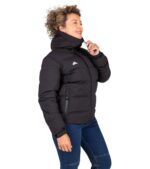 Chaqueta Térmica de Plumas Wendigo Mujer Negro, Vista Lateral