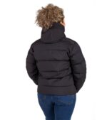 Chaqueta Térmica de Plumas Wendigo Mujer Negro, Vista Trasera