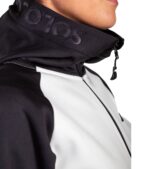 Forro Polar Veletta Mujer Blanco, detalle del Cuello