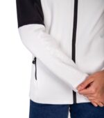 Forro Polar Veletta Mujer Blanco, detalle de Manga