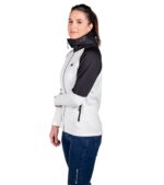 Forro Polar Veletta Mujer Blanco, Vista Lateral