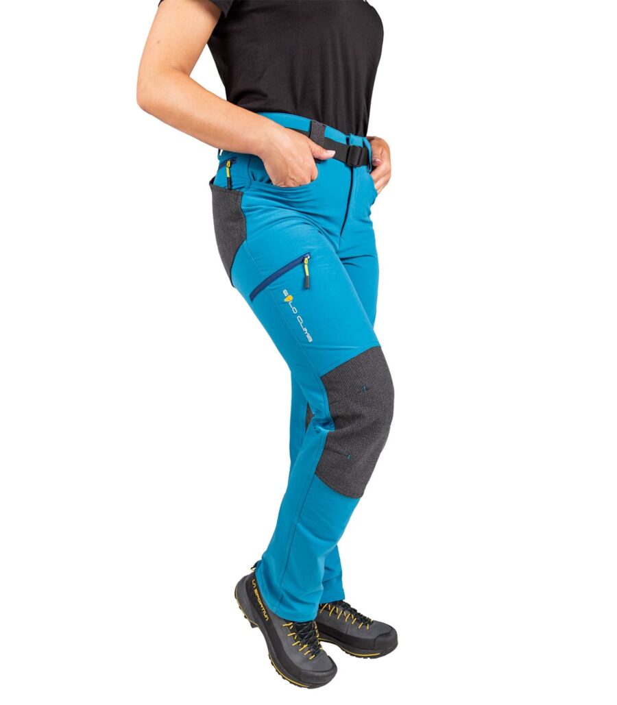 Pantalón Lavaredo Mujer Azul, Vista Lateral