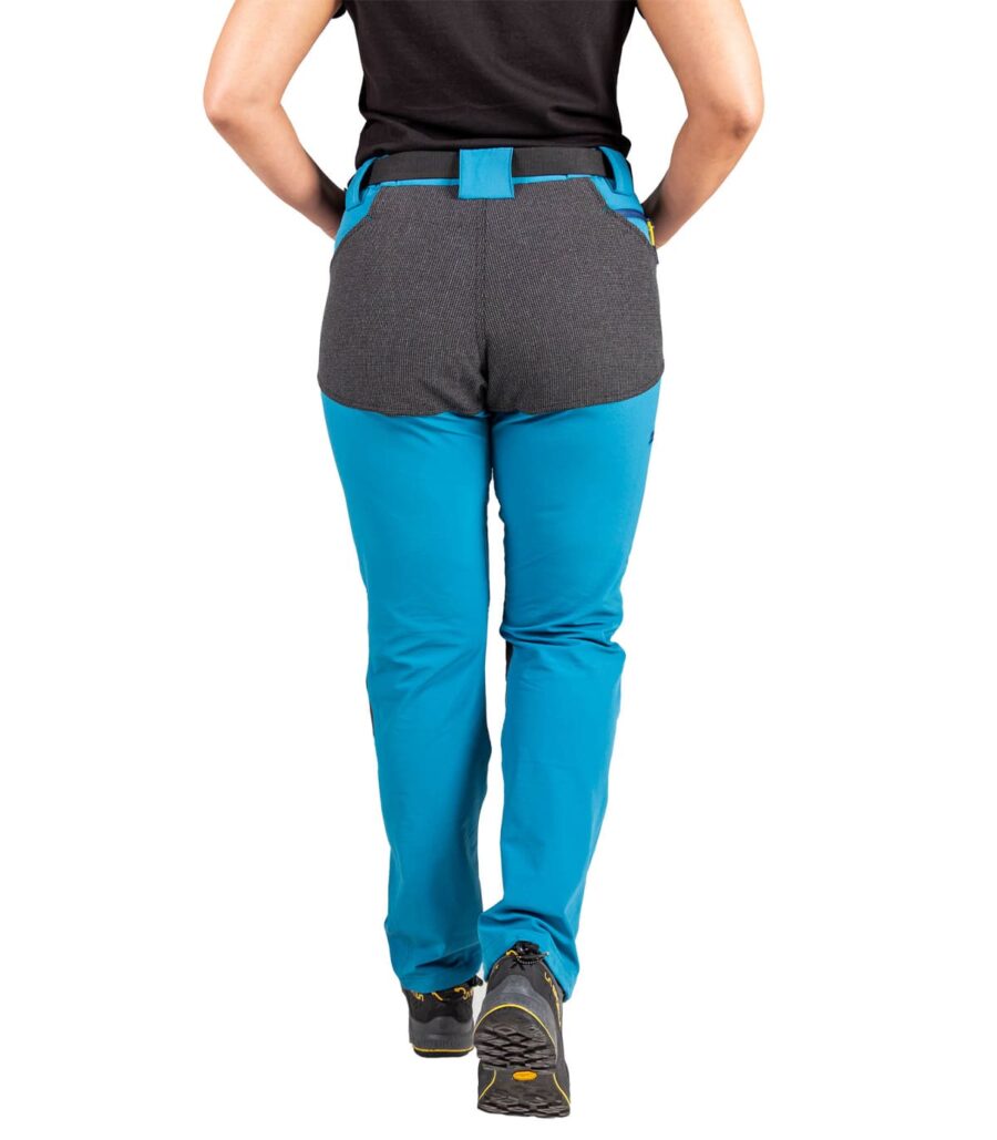 Pantalón Lavaredo Mujer Azul, Vista Trasera
