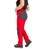 Pantalón Lavaredo Mujer Rojo, Vista Trasera 3/4