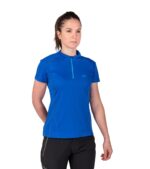 Camiseta transpirable Dry Machine de mujer en color azul, vista frontal
