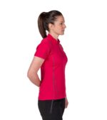 Camiseta transpirable Dry Machine de mujer en color burdeos, vista lateral