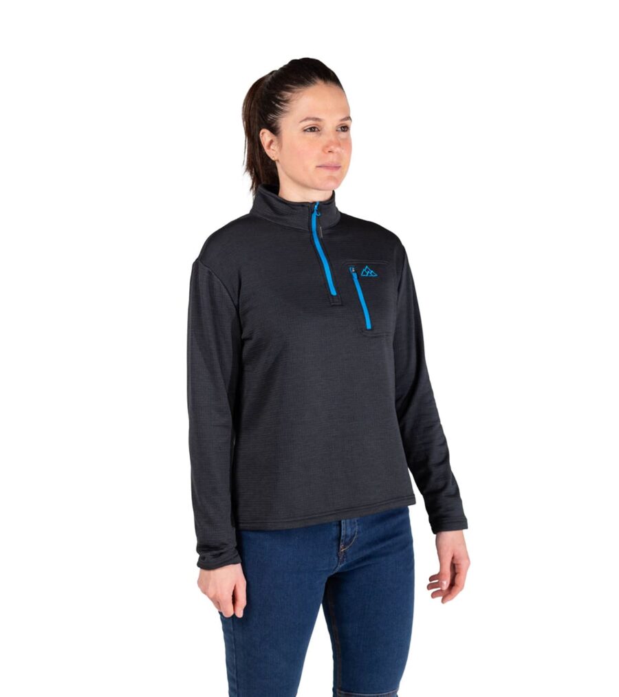 Forro polar Raptor Black mujer Color azul royal, vista ladeada