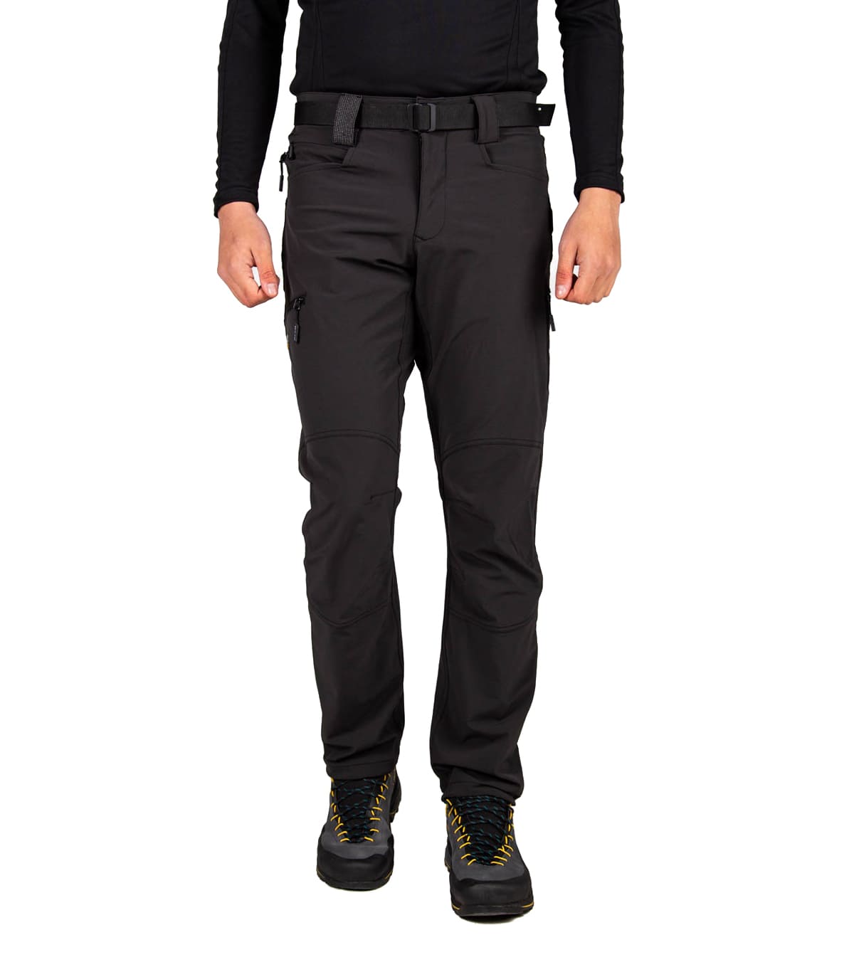 pantalon-montana-invernal-unisex-comicci-gris-antracita-frontal Pantalón Técnico de Escalada y Trekking Invernal Comicci Unisex - Imagen 1