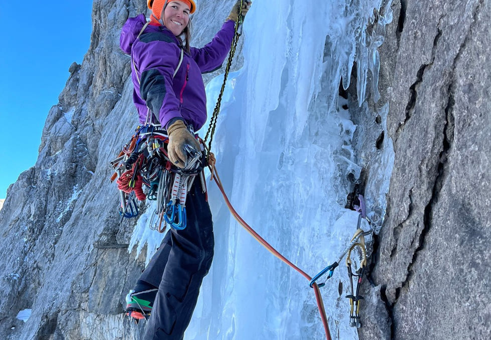 Tejido Textrem en actividad de hielo y montaña