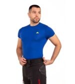Camiseta Térmica Skin Fresh Azul Eléctrico, modelo 2 Imagen 3