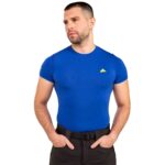 Camiseta Térmica Skin Fresh Azul Eléctrico, modelo 2 Imagen 2