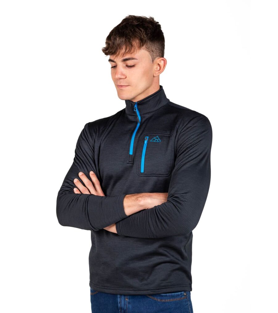 Forro Polar de Montaña Transpirable Raptor Black Hombre - Imagen 11