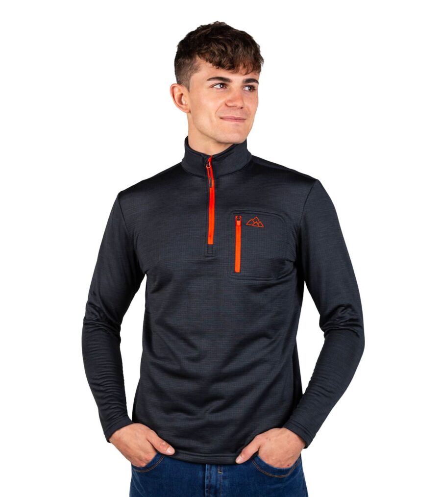 Forro Polar de Montaña Transpirable Raptor Black Hombre - Imagen 4