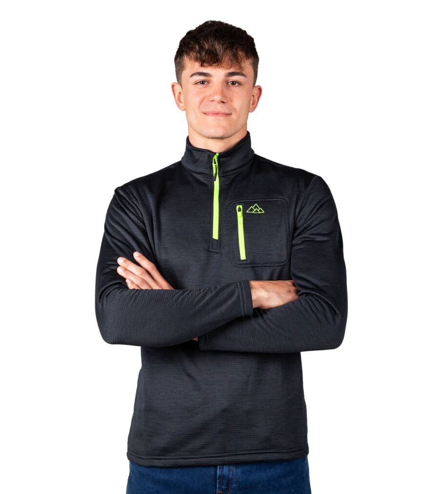 Forro Polar de Montaña Transpirable Raptor Black Hombre - Imagen 10