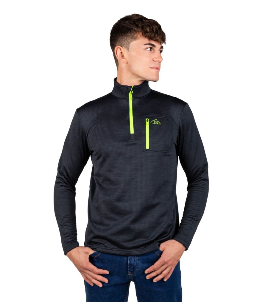 Forro Polar de Montaña Transpirable Raptor Black Hombre - Imagen 8