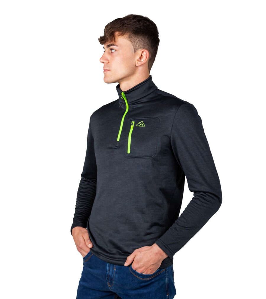 Forro Polar de Montaña Transpirable Raptor Black Hombre - Imagen 7