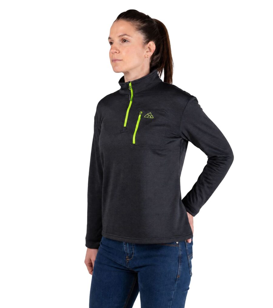 Forro Polar de Montaña Transpirable Raptor Black Mujer - Imagen 3
