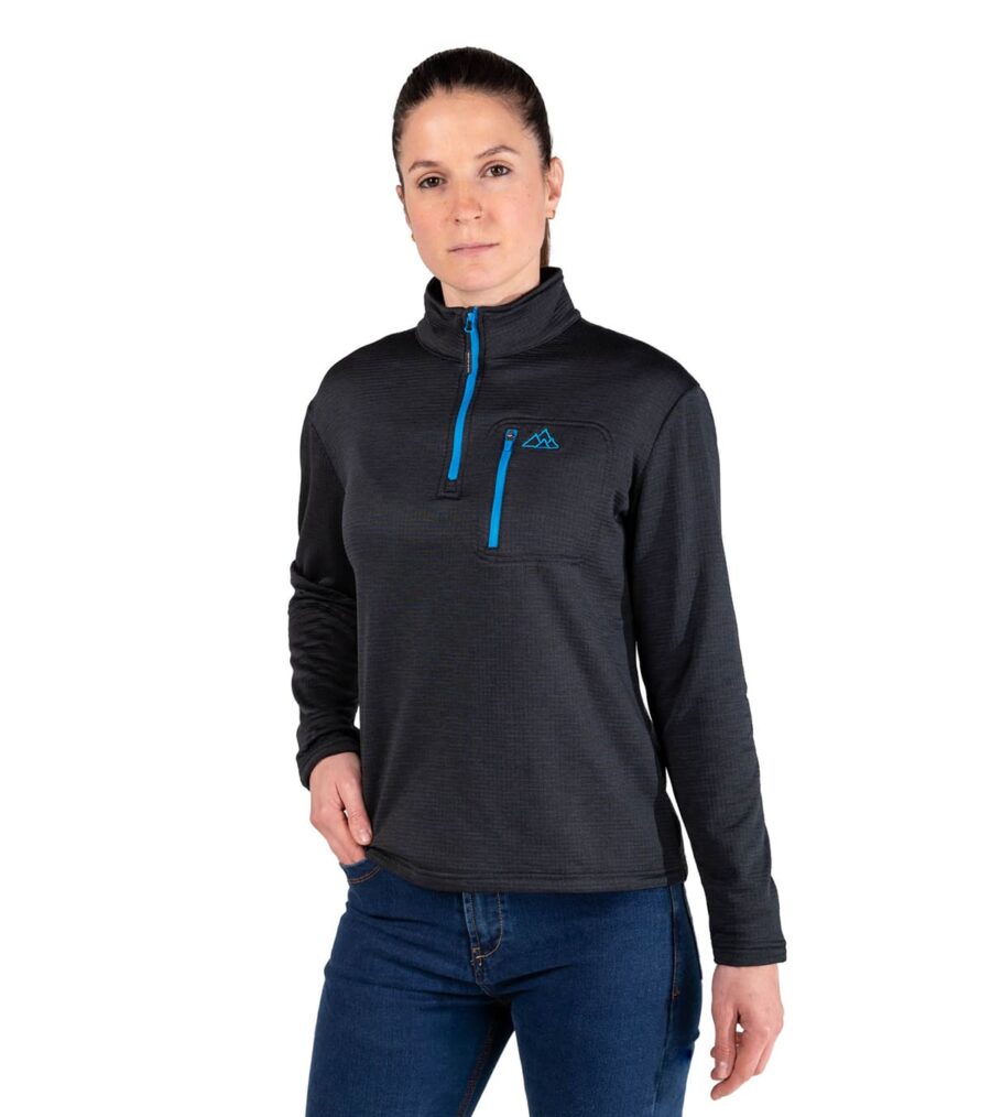 Forro Polar de Montaña Transpirable Raptor Black Mujer - Imagen 16