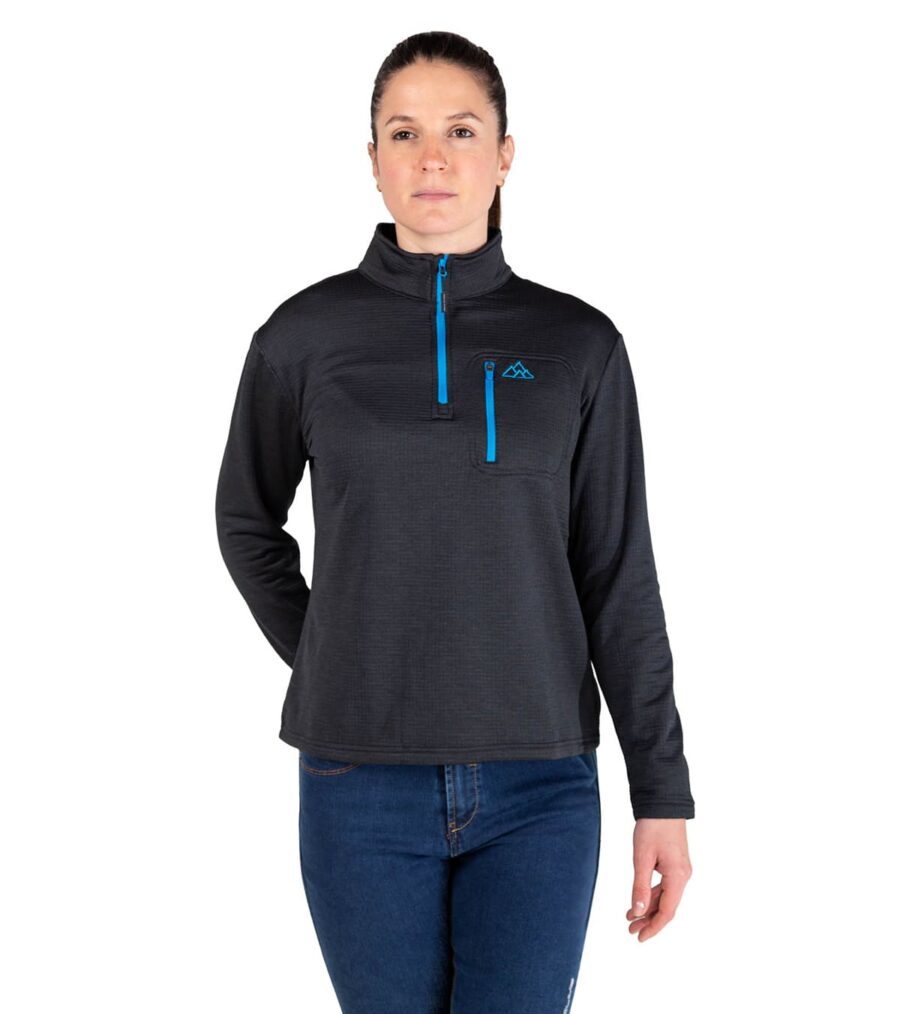Forro Polar de Montaña Transpirable Raptor Black Mujer - Imagen 14