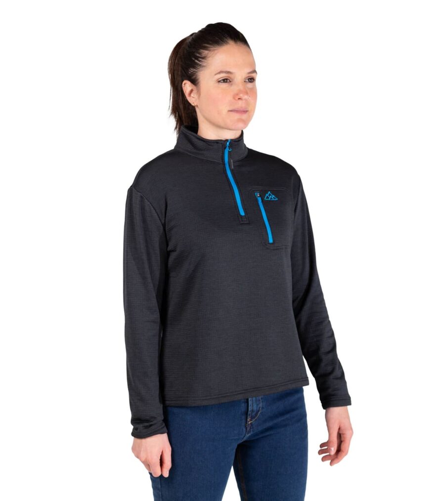 Forro Polar de Montaña Transpirable Raptor Black Mujer - Imagen 15