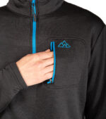 Forro Polar de Montaña Transpirable Raptor Black Hombre - Imagen 14