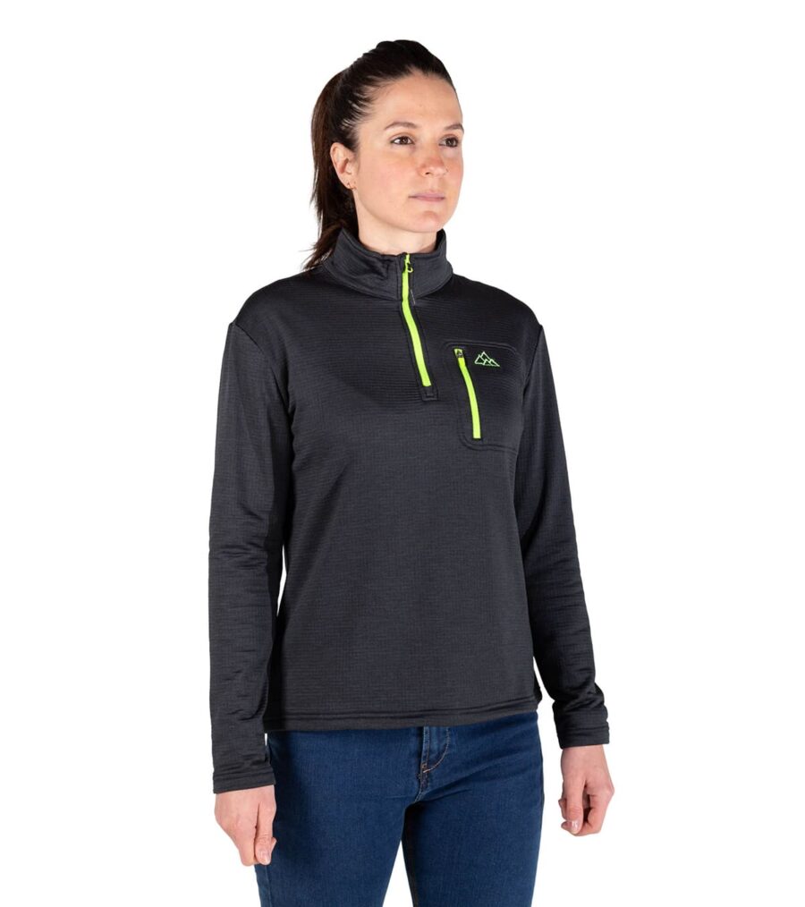 Forro Polar de Montaña Transpirable Raptor Black Mujer - Imagen 4