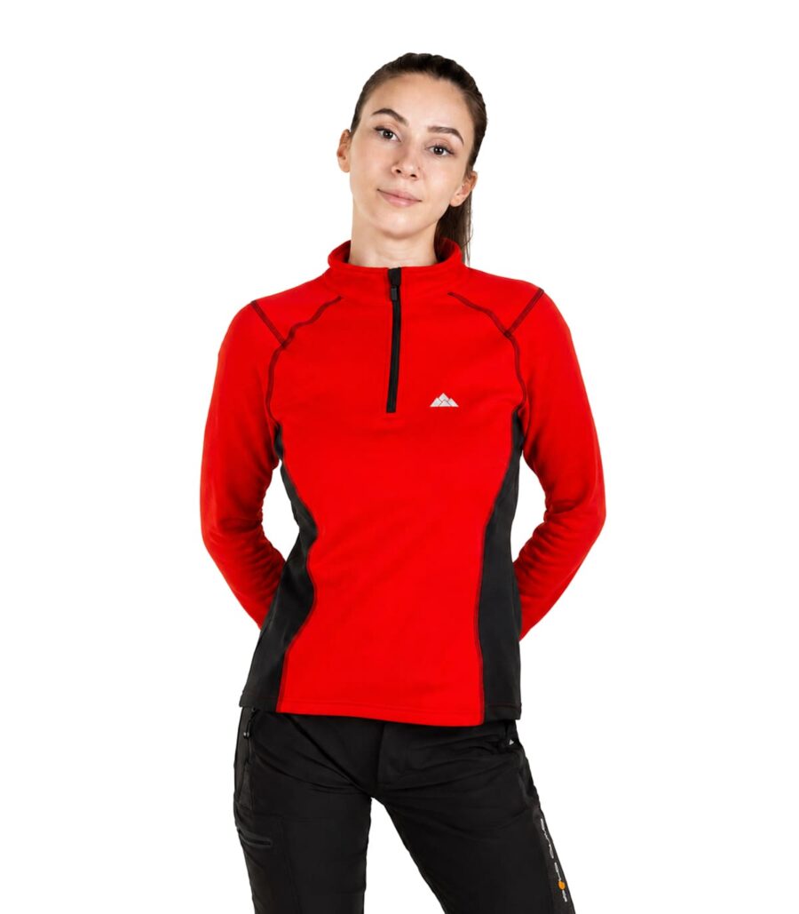Forro Polar Elástico de Escalada y Alpinismo Power Hot Mujer - Imagen 6