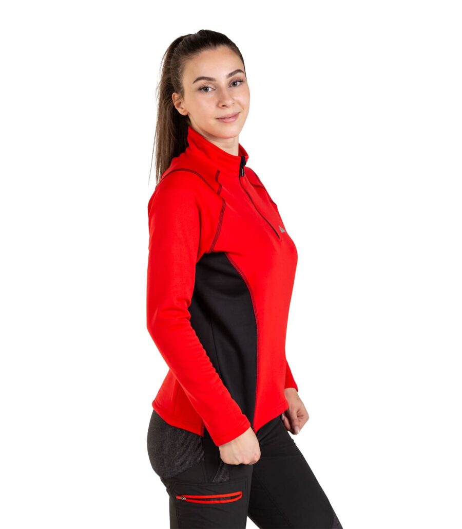 Forro Polar Elástico de Escalada y Alpinismo Power Hot Mujer - Imagen 3