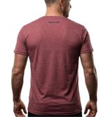 CAMISETA DE ALGODÓN ROJA MONCAYO HOMBRE ESPALDA