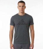 CAMISETA DE ALGODÓN GRIS MONCAYO HOMBRE FRONTAL