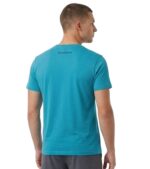 CAMISETA DE ALGODÓN AZUL MONCAYO HOMBRE ESPALDA