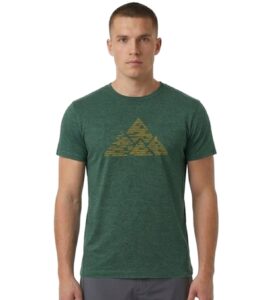 CAMISETA DE ALGODÓN VERDE MONCAYO HOMBRE FRONTAL