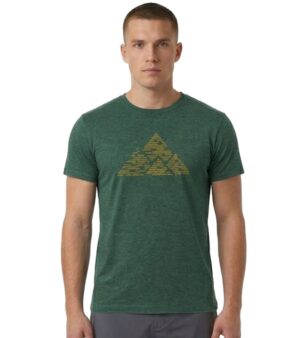 CAMISETA DE ALGODÓN VERDE MONCAYO HOMBRE FRONTAL