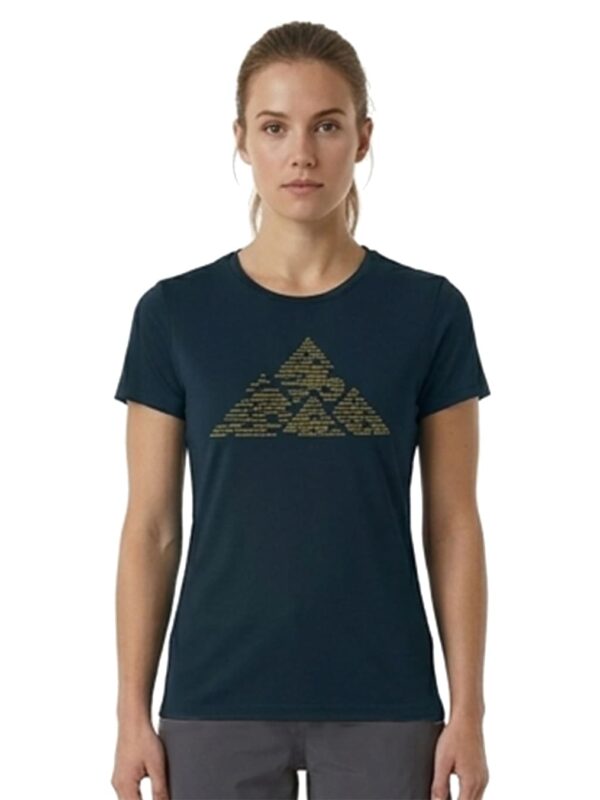 CAMISETA DE ALGODÓN MARINO MONCAYO MUJER FRONTAL