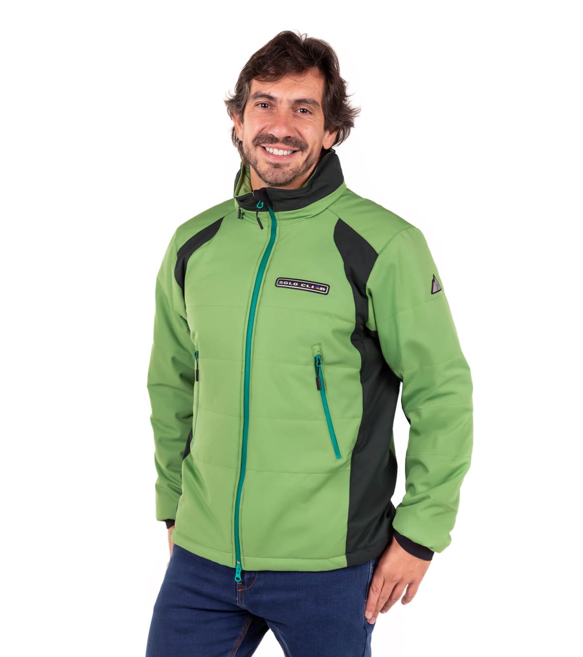 chaqueta-aspen-para-hombre-cerrada-en-color-verde Chaqueta Térmica, Impermeable y Cortaviento Aspen Hombre - Imagen 1